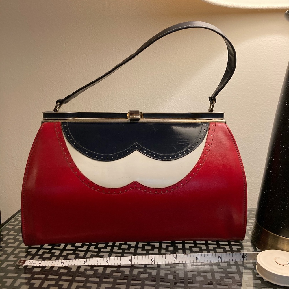 Vintage Naturalizer Purse Blue & Red